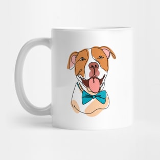 Cute dog with goofy smile Mug